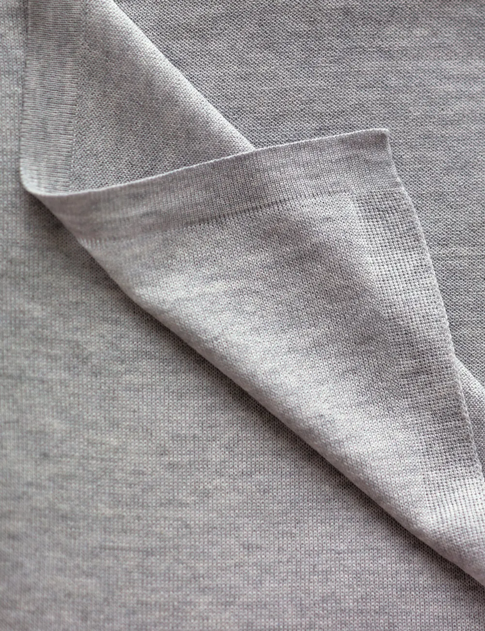 Australian Superfine Merino Wrap - Silver Grey