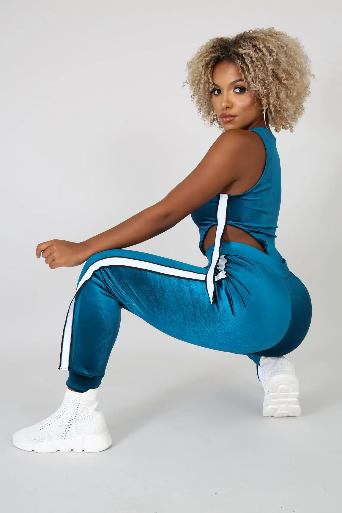Grace Velvet Jumpsuit